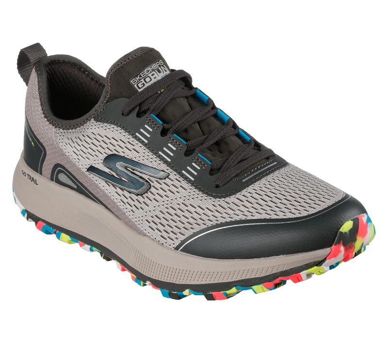 Pánské Sportovní Tenisky Skechers GO RUN Pulse Trailové - Granite Rock Šedé Hnědé Viacfarebný | CZ.220557 TPMT